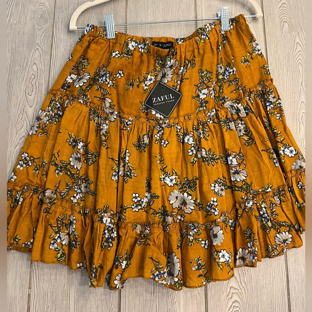 Zawful Mini Ruffle Skirt